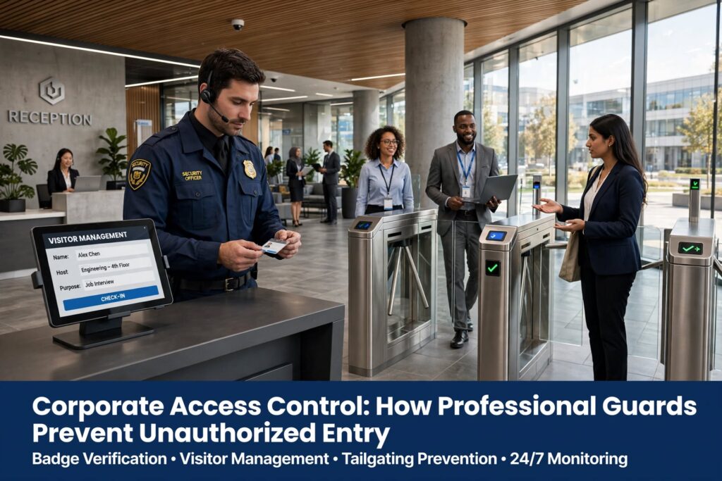 Corporate Access Control Security Guards