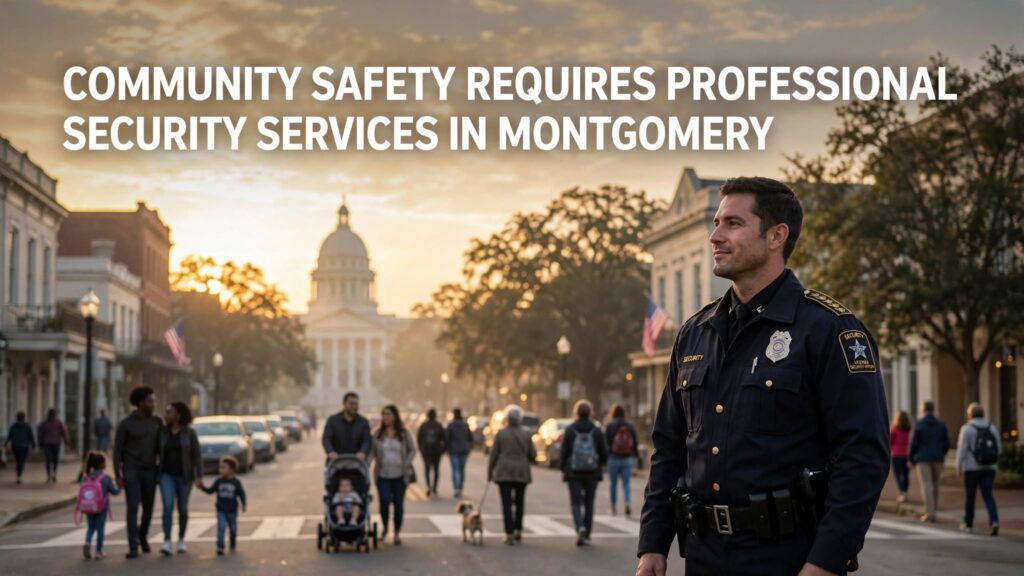 Why Community Safety Requires Professional Security Services in Montgomery