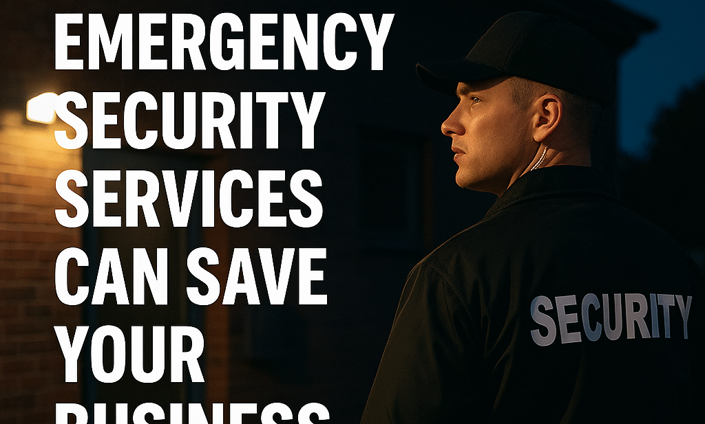 How Emergency Security Services Can Save Your Business