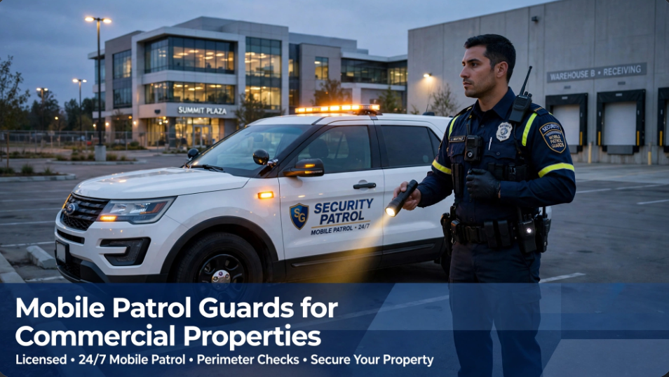 The Benefits of Hiring Mobile Patrol Guards for Commercial Properties in Montgomery, AL