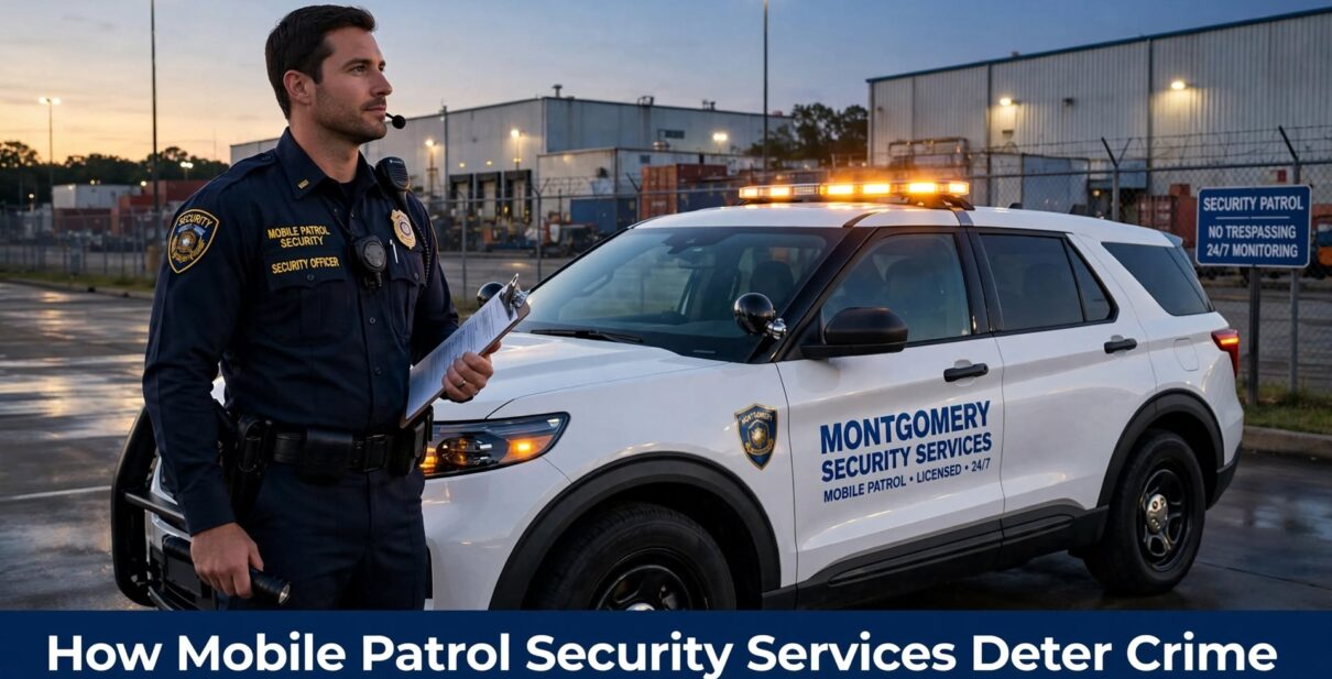 How Mobile Patrol Security Services Deter Crime Across Montgomery Industrial Sites