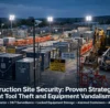 Construction Site Security: Proven Strategies to Prevent Tool Theft and Equipment Vandalism