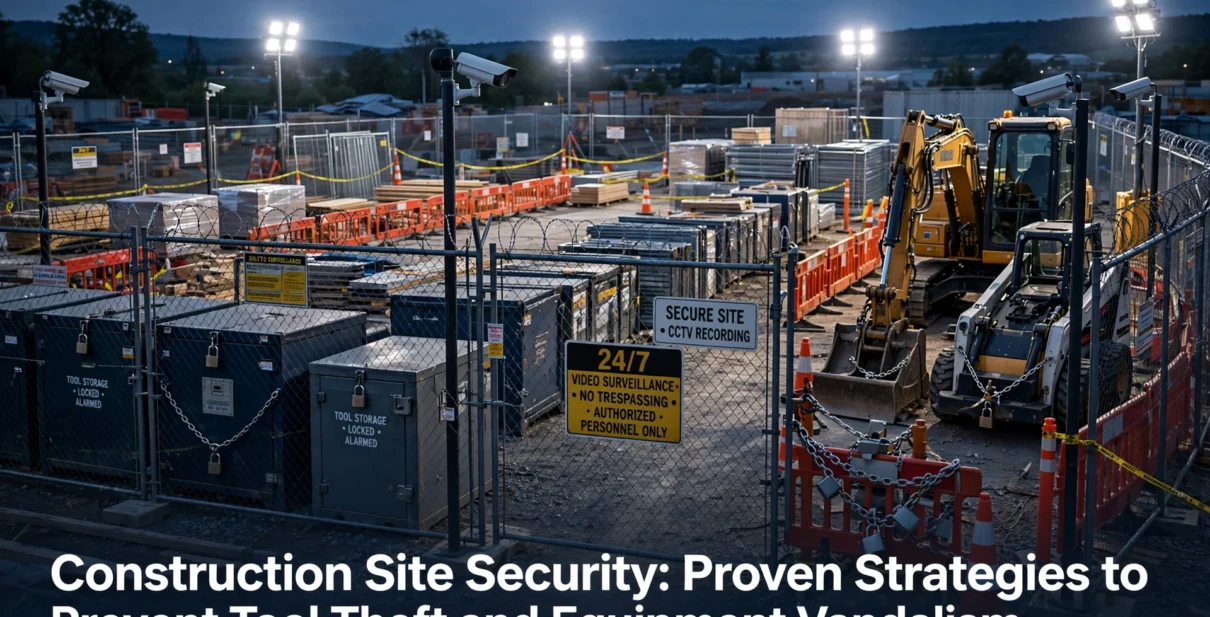 Construction Site Security: Proven Strategies to Prevent Tool Theft and Equipment Vandalism