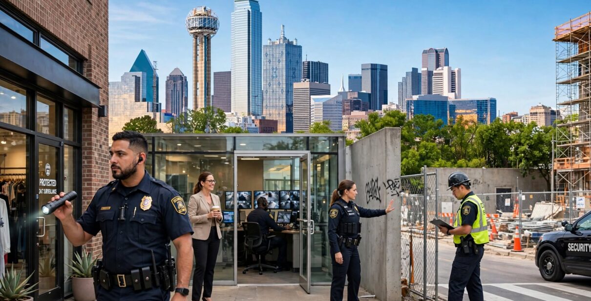 Deter Theft & Vandalism with Security Guard Services Dallas TX