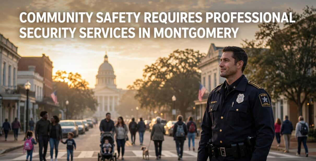Why Community Safety Requires Professional Security Services in Montgomery